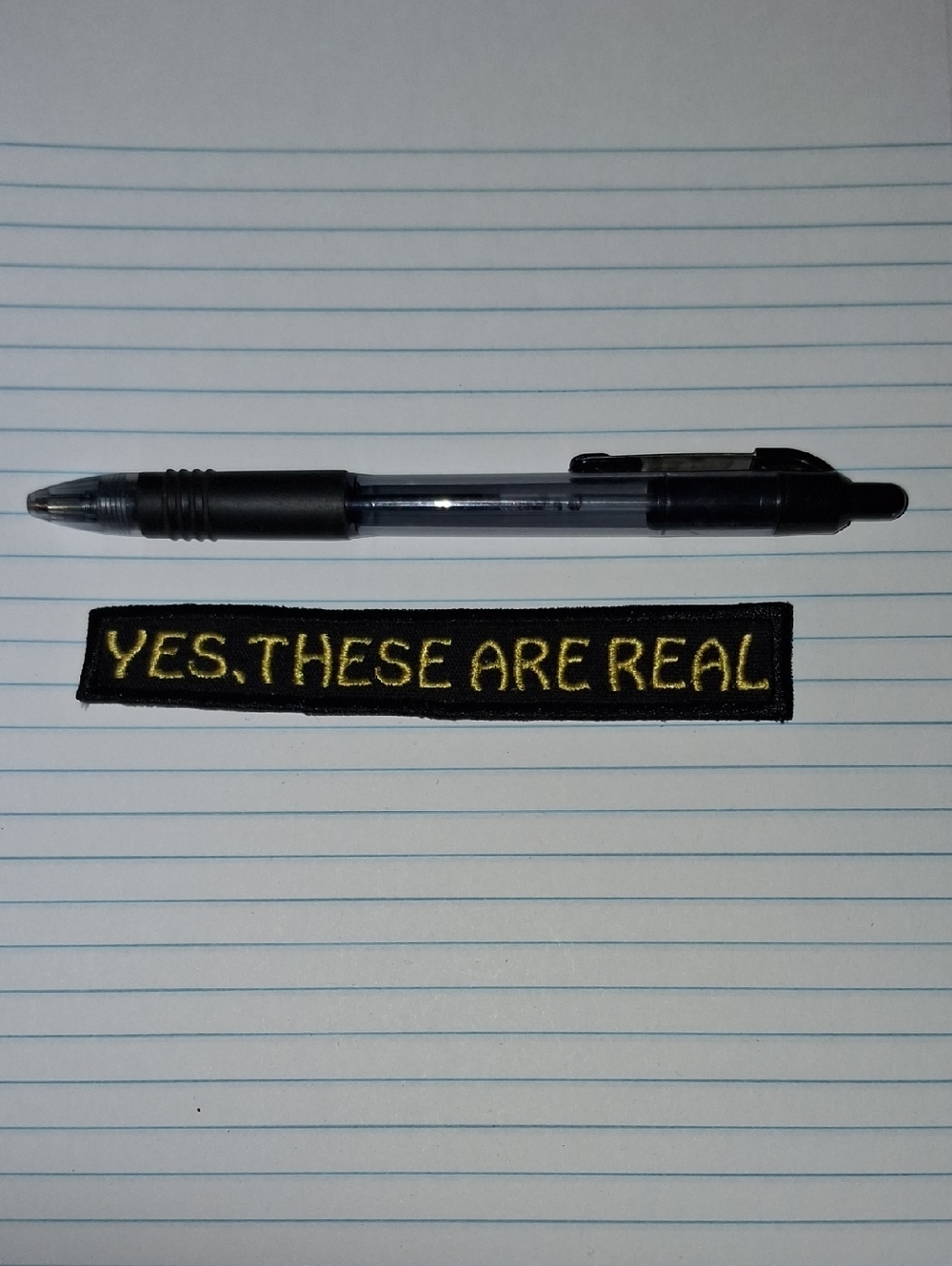 YES, THESE ARE REAL Embroided Patch